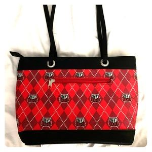 Small Cute BAMA zipped Tote